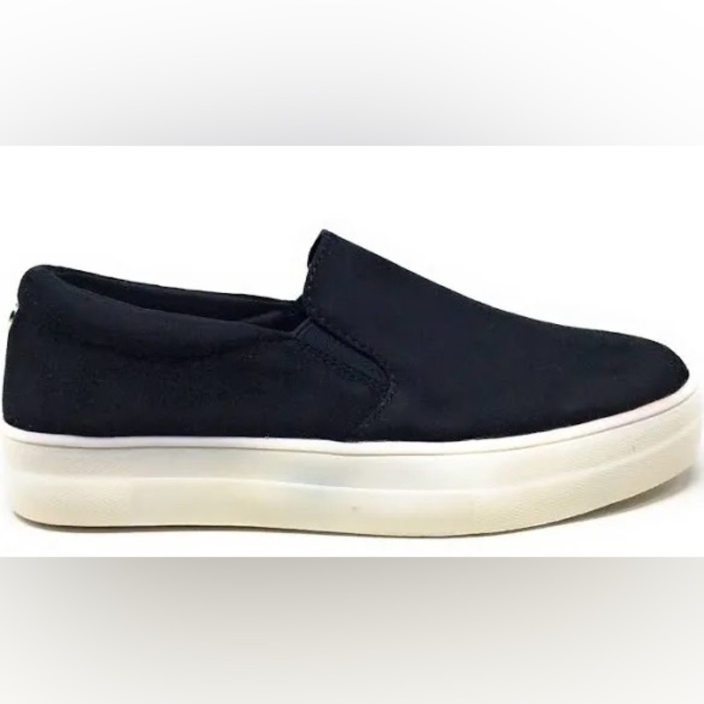 Gemma Black Suede Slip-On Sneakers - Madden Girl Women's